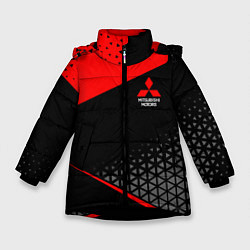 Куртка зимняя для девочки Mitsubishi - Sportwear, цвет: 3D-черный