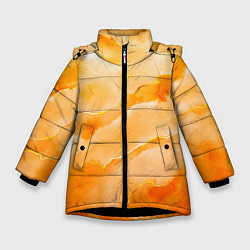 Зимняя куртка для девочки Оранжевое настроение