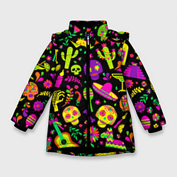 Зимняя куртка для девочки Mexican motifs