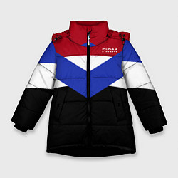 Куртка зимняя для девочки FIRM как из 90х, цвет: 3D-черный