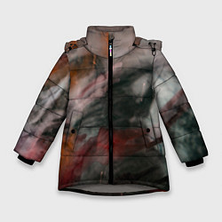 Зимняя куртка для девочки Темнота, тени и краски