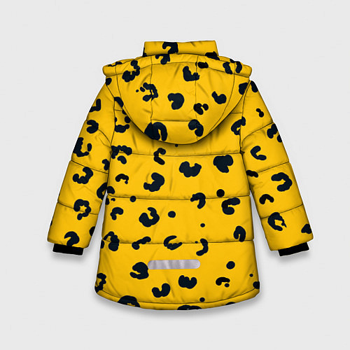 Зимняя куртка для девочки Леопардик / 3D-Красный – фото 2