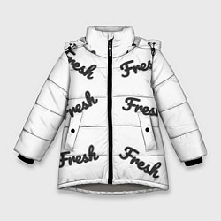 Куртка зимняя для девочки Fresh, цвет: 3D-светло-серый