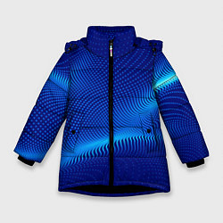 Зимняя куртка для девочки Blue dots
