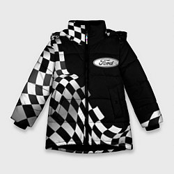 Зимняя куртка для девочки Ford racing flag