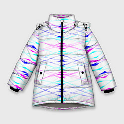 Куртка зимняя для девочки Путанка, цвет: 3D-светло-серый