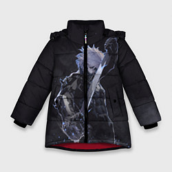 Куртка зимняя для девочки Metal Gear Rising - В дыму, цвет: 3D-красный