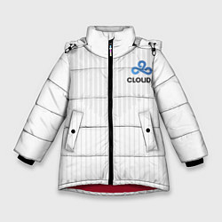 Зимняя куртка для девочки Cloud9 white