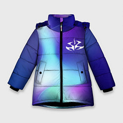 Куртка зимняя для девочки Hitman northern cold, цвет: 3D-черный