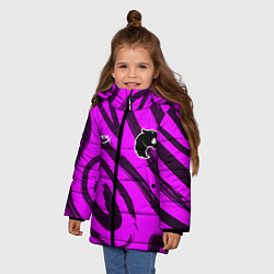 Куртка зимняя для девочки Furia pink, цвет: 3D-светло-серый — фото 2