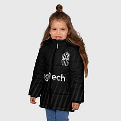 Куртка зимняя для девочки Форма BIG black, цвет: 3D-красный — фото 2