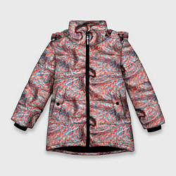 Зимняя куртка для девочки Ткань со складками