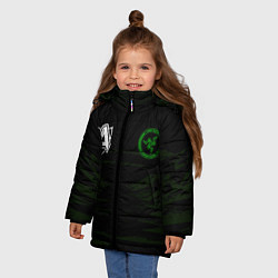 Куртка зимняя для девочки Alliance uniform, цвет: 3D-светло-серый — фото 2