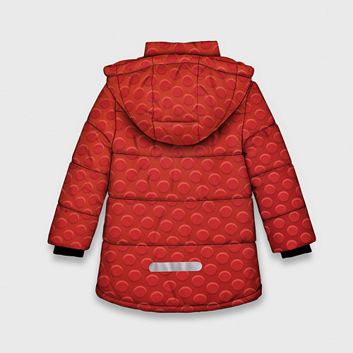 Зимняя куртка для девочки Дух баскетбола / 3D-Красный – фото 2