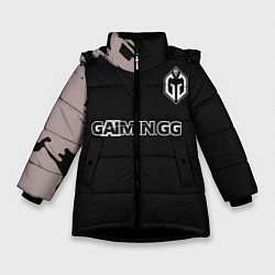 Куртка зимняя для девочки Gaimin Gladiators Splash, цвет: 3D-черный