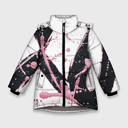 Куртка зимняя для девочки XO, цвет: 3D-светло-серый