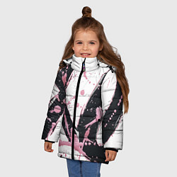 Куртка зимняя для девочки XO, цвет: 3D-светло-серый — фото 2