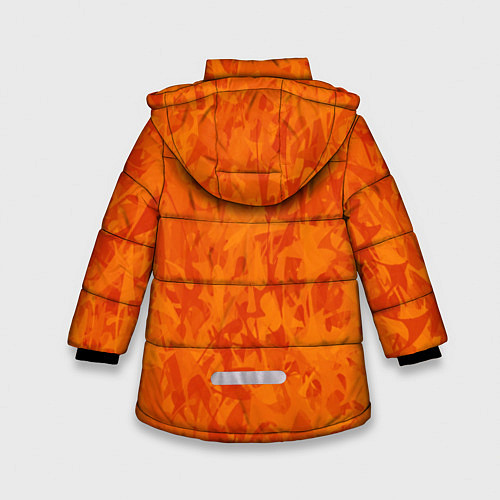 Зимняя куртка для девочки Дизайн Trendy / 3D-Красный – фото 2