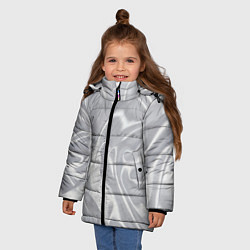 Куртка зимняя для девочки White Silk, цвет: 3D-красный — фото 2