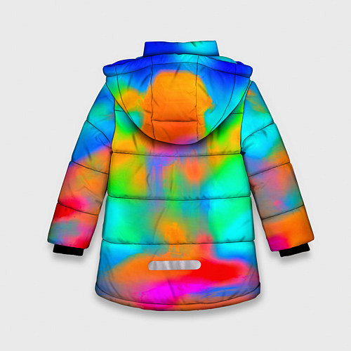 Зимняя куртка для девочки Alan walker toxic music / 3D-Красный – фото 2