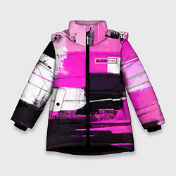 Куртка зимняя для девочки Black pink - girl-group - South Korea, цвет: 3D-черный