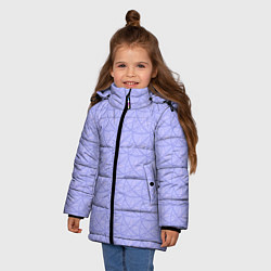 Куртка зимняя для девочки Звёздные дуги, цвет: 3D-светло-серый — фото 2