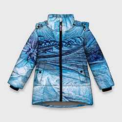 Зимняя куртка для девочки Ледяной узор