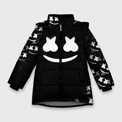 Зимняя куртка для девочки Marshmello black collection