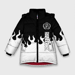 Куртка зимняя для девочки Tom Clancy raimbow six fire, цвет: 3D-красный