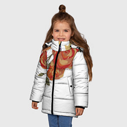 Куртка зимняя для девочки Hurt pin-up, цвет: 3D-светло-серый — фото 2