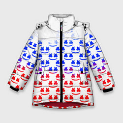 Зимняя куртка для девочки Marshmello russia color