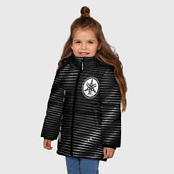 Куртка зимняя для девочки Yamaha sport metal, цвет: 3D-черный — фото 2