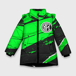Зимняя куртка для девочки Inter sport green