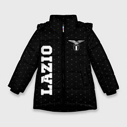 Куртка зимняя для девочки Lazio sport на темном фоне вертикально, цвет: 3D-черный