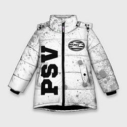 Куртка зимняя для девочки PSV sport на светлом фоне вертикально, цвет: 3D-черный
