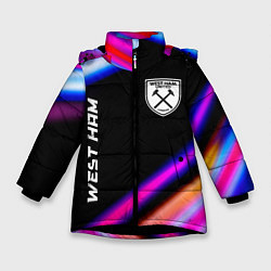 Зимняя куртка для девочки West Ham speed game lights