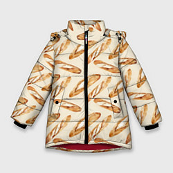 Зимняя куртка для девочки The baguette pattern