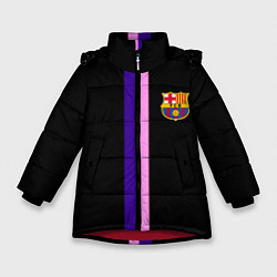Куртка зимняя для девочки Barcelona line, цвет: 3D-красный