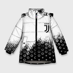 Куртка зимняя для девочки Juventus sport steel, цвет: 3D-светло-серый