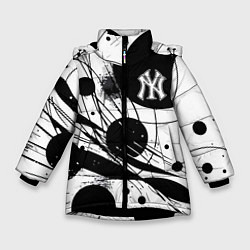 Зимняя куртка для девочки New York Yankees baseball team - abstraction