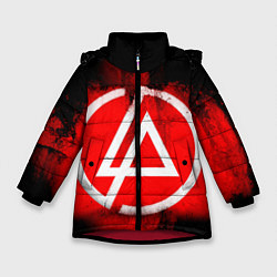 Куртка зимняя для девочки Linkin Park: Red style, цвет: 3D-красный