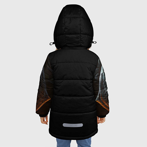 Зимняя куртка для девочки Roshan Rage / 3D-Светло-серый – фото 4