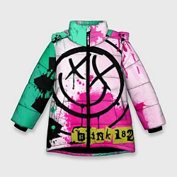 Зимняя куртка для девочки Blink-182: Purple Smile