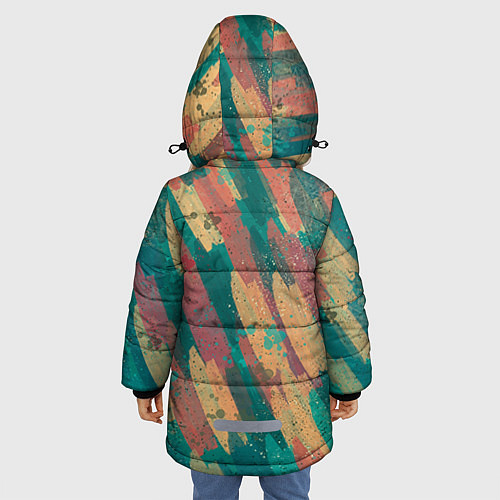 Зимняя куртка для девочки Доктор кто / 3D-Светло-серый – фото 4
