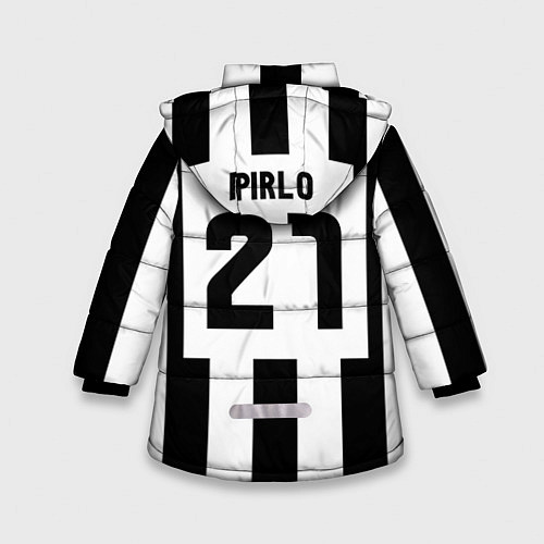 Зимняя куртка для девочки Juventus: Pirlo / 3D-Красный – фото 2