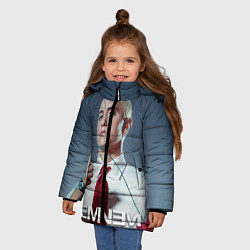 Куртка зимняя для девочки Eminem Fire, цвет: 3D-черный — фото 2
