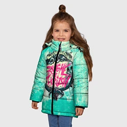 Куртка зимняя для девочки BMTH: Sempiternal, цвет: 3D-черный — фото 2