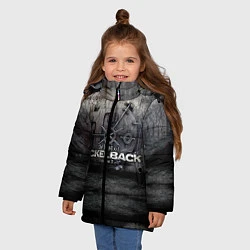 Куртка зимняя для девочки Nickelback Repository, цвет: 3D-черный — фото 2