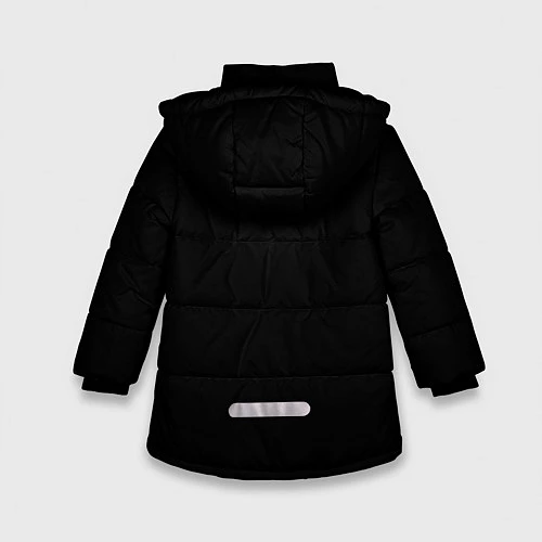 Зимняя куртка для девочки Муж Андрей / 3D-Светло-серый – фото 2