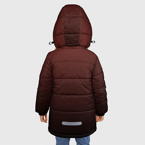 Зимняя куртка для девочки Его величество Сергей / 3D-Светло-серый – фото 4